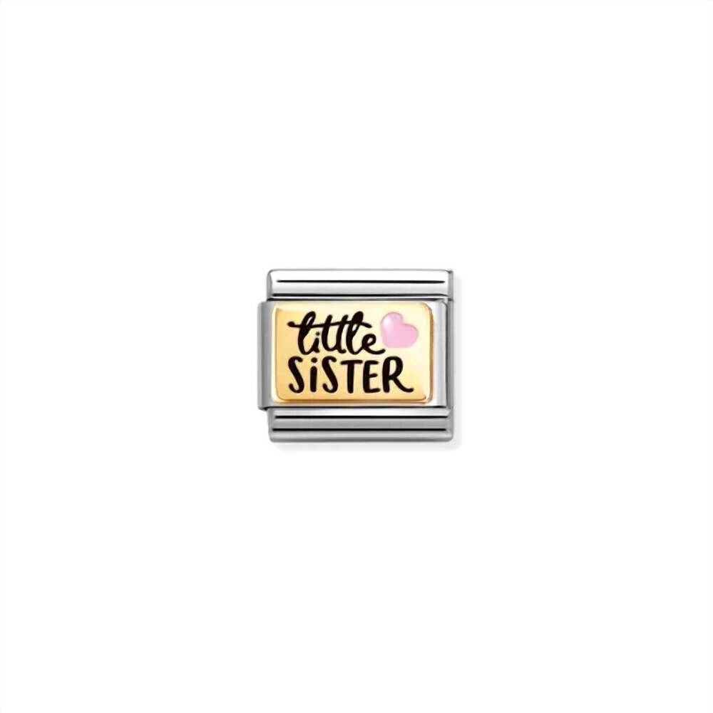 NEW NOMINATION kids family links bracelet in little sister